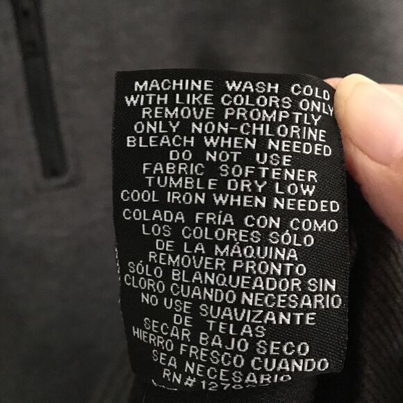 Hawke & Co. dark gray quarter zip sweatshirt L - Picture 7 of 7